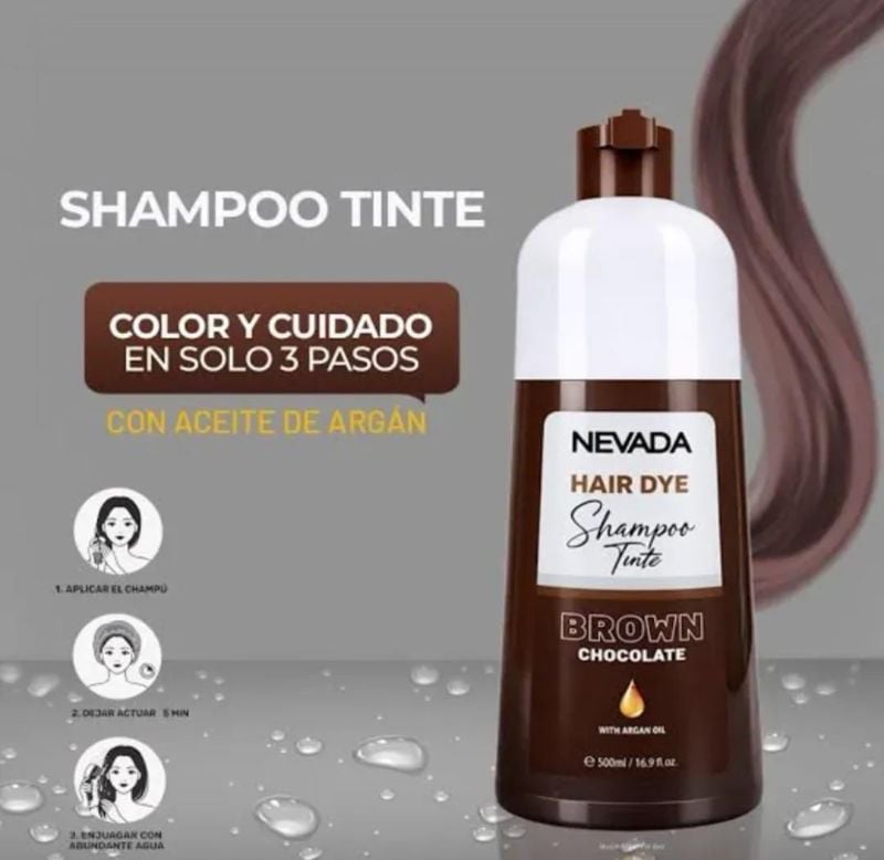 Shampoo Tinte Nevada Color Chocolate🤎