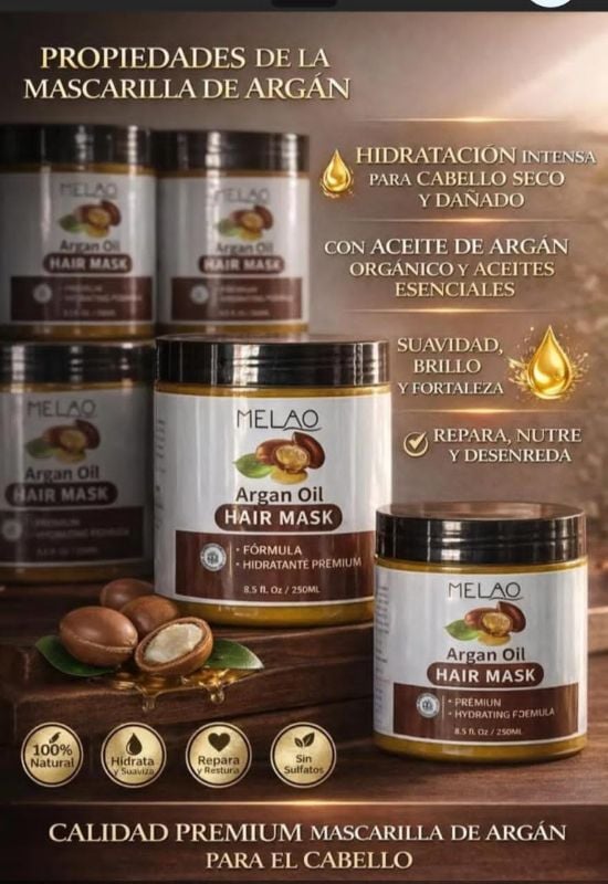 Mascarilla capilar Melao de argán