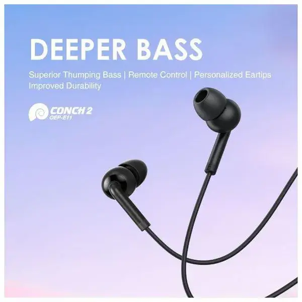 Oraimo Earphones Black
