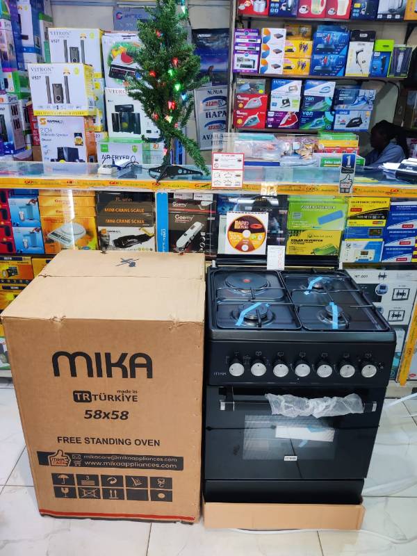 Mika Standing Cooker 3 Gas + 1 Electric.