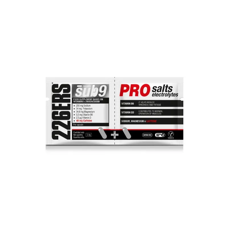 Capsulas Electrolitos Sub-9 PRO Salts 226ERS