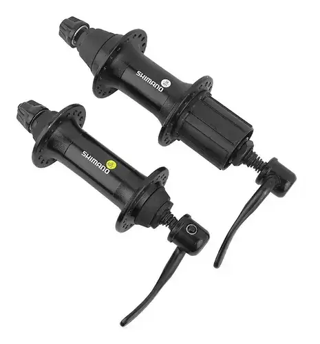 Manzanas delantera HB-RM70 y trasera FH-RM70 Shimano Acera