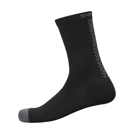 Medias de ciclismo largas Shimano Negro Ajiro