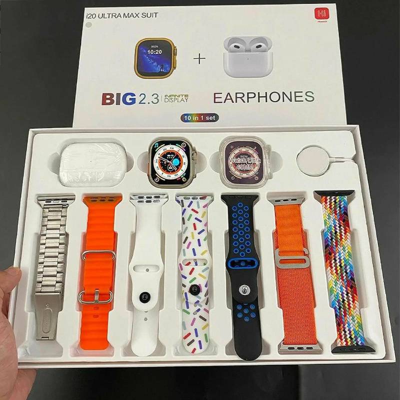 Ultra watch  Airpods combo
10 in 1 set