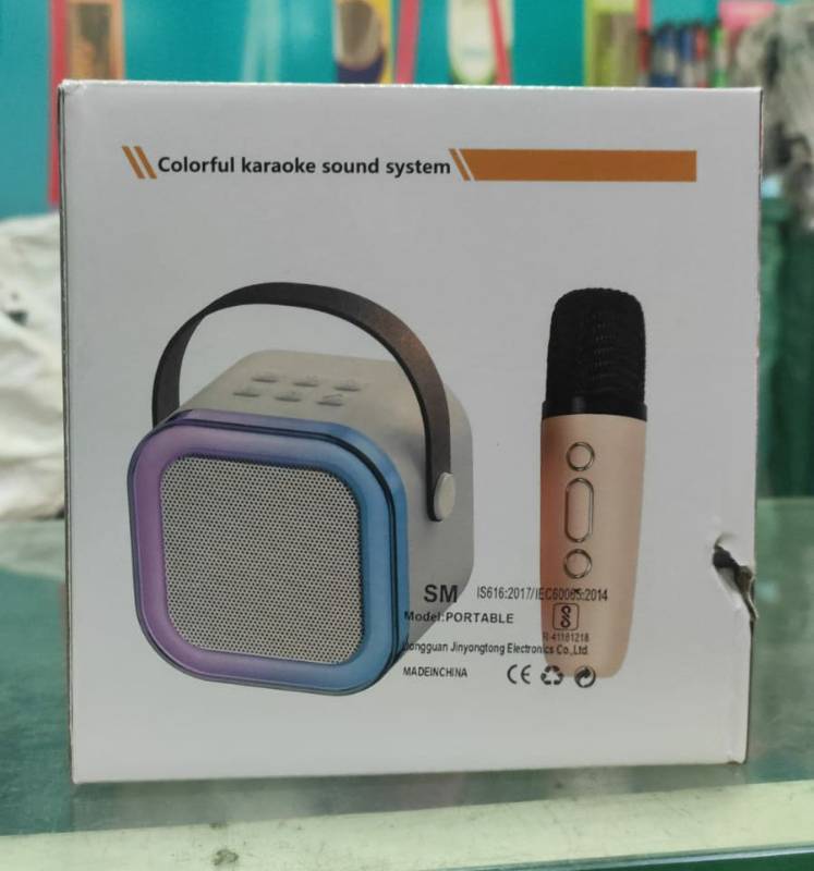 Colourful Karoke system 
 With Wireless mic