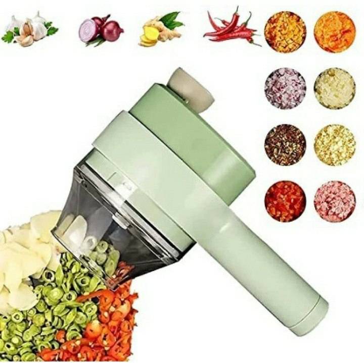 Portable electric 
Vegetable cutter set