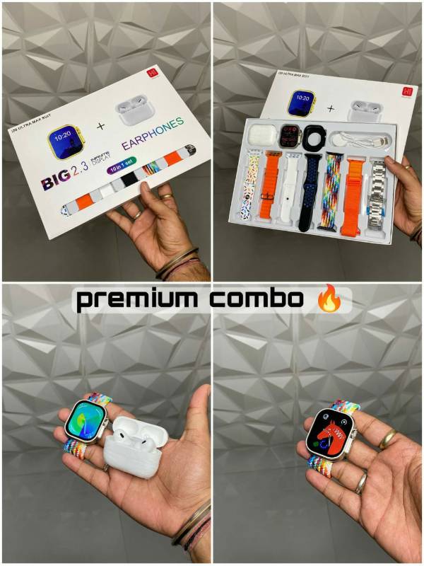 Ultra watch  Airpods combo
10 in 1 set