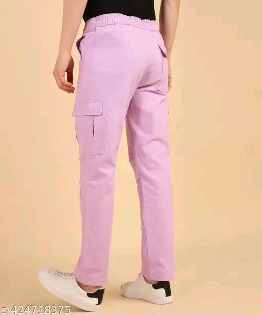 Best Quality Straight Fit Cargo pink