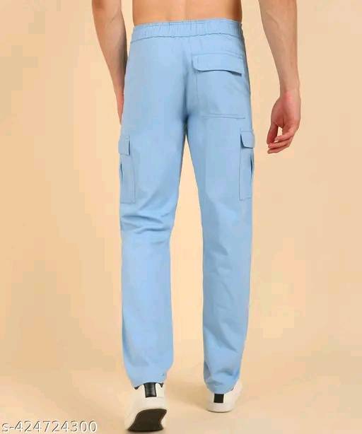 Best Quality Straight Fit Cargo light blue