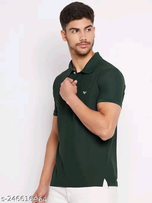 Men's Plain polo Tshirt