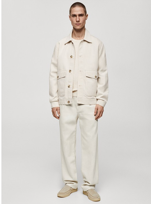 Cottom Linen Tailored Jacket