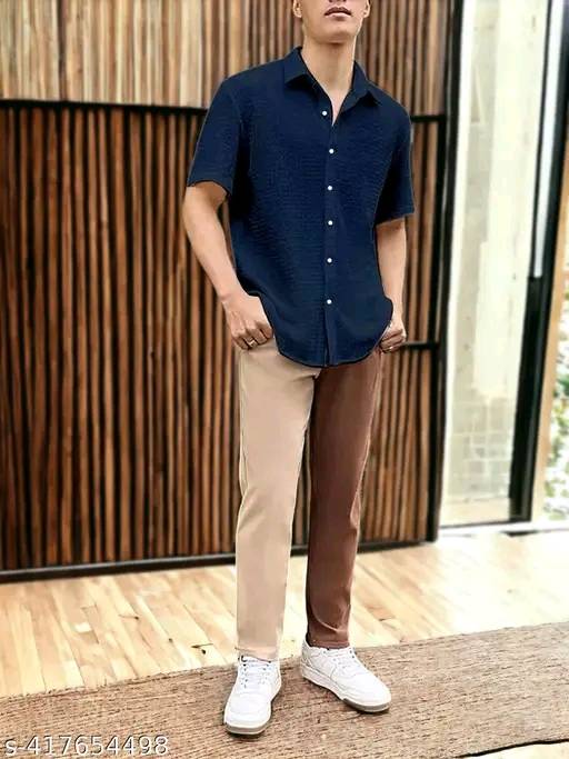 Men's Popcorn Impoted Fabric Full Sleeve Shirt Best Quality