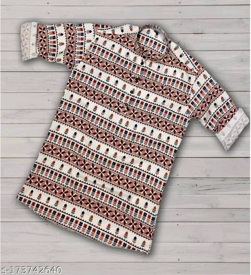 Stylish Printed Kurta For Men's
