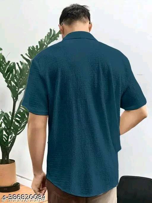 Men's Popcorn Impoted  Fabric Full Sleeve Shirt Best Quality