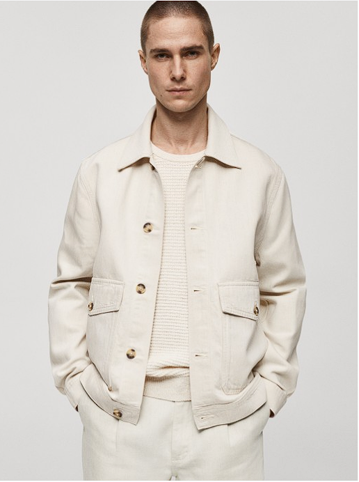 Cottom Linen Tailored Jacket
