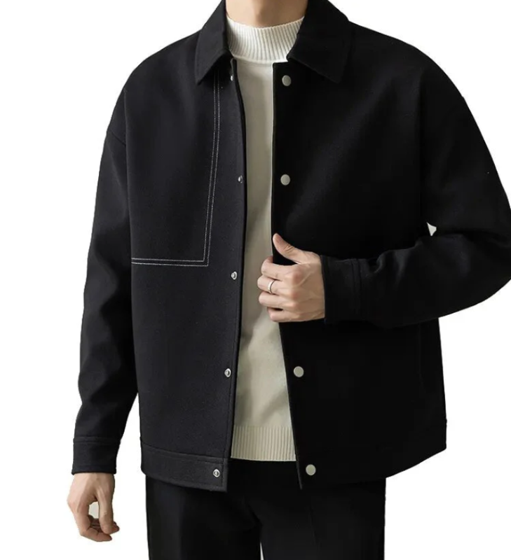 Contrast Stretch Minimal Jacket blk