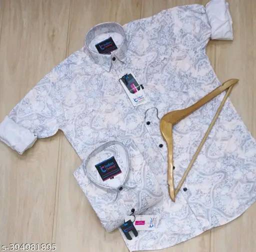 Luxury Printed Party Wear Shirt
