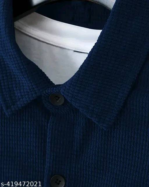 Men's Luxury mandarin collar shirt