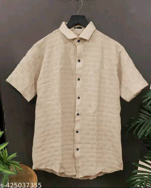 Men's Best Quality Textured Shirt