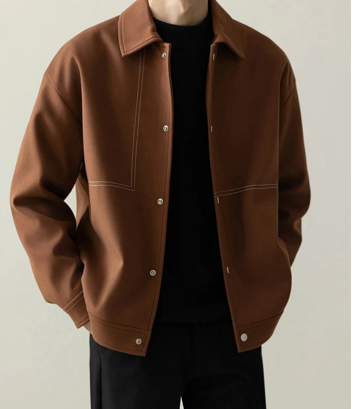 Contrast Stretch Minimal Jacket