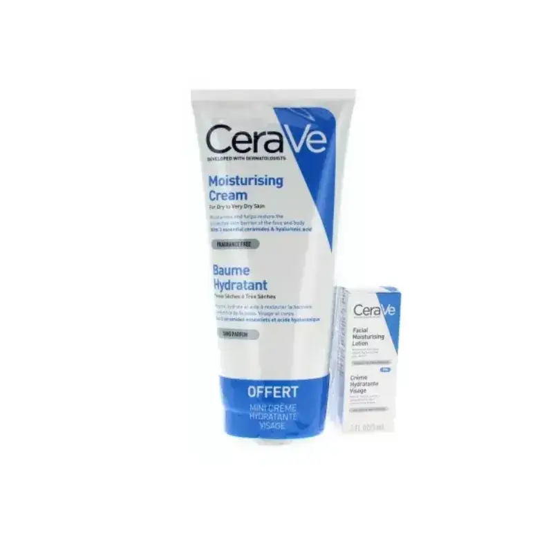 Baume Hydratant 177 ml + Crème Hydratante Visage 3 ml Offerte