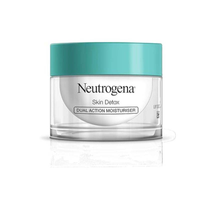 Neutrogena Crème Visage Hydratante, Skin Detox, Double Action, 50 ml