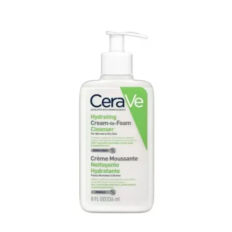 Crème Moussante Nettoyante Hydratante Visage