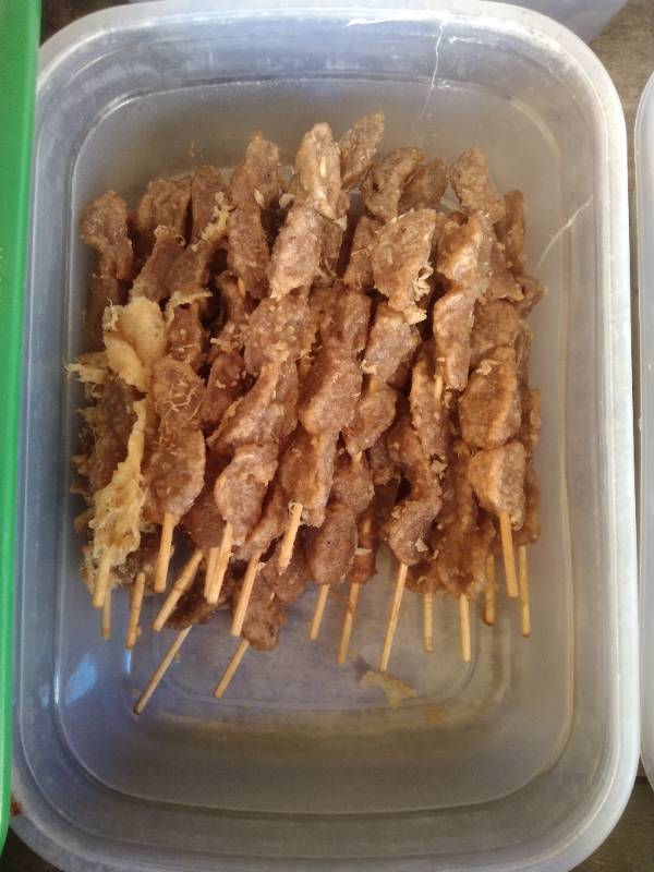 Sate Bakso Goreng