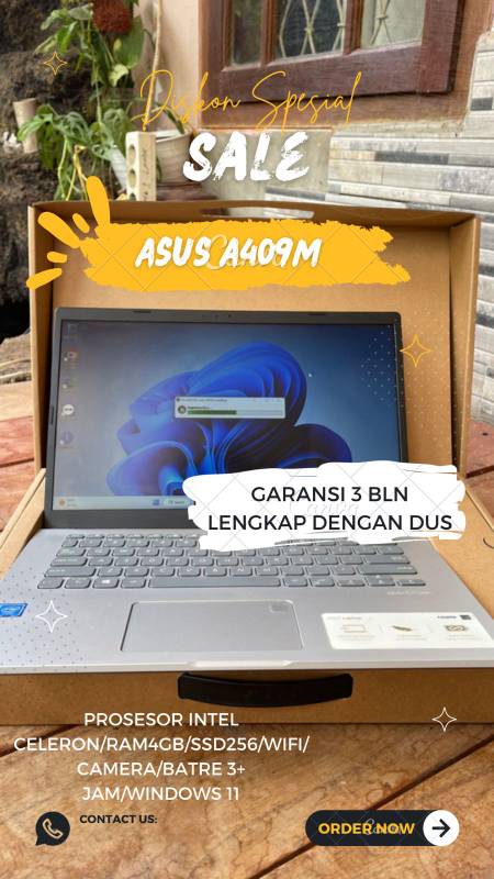Laptop Asus A409M (SOLD)