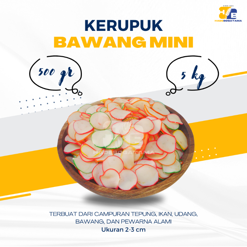 Kerupuk Bawang Mini