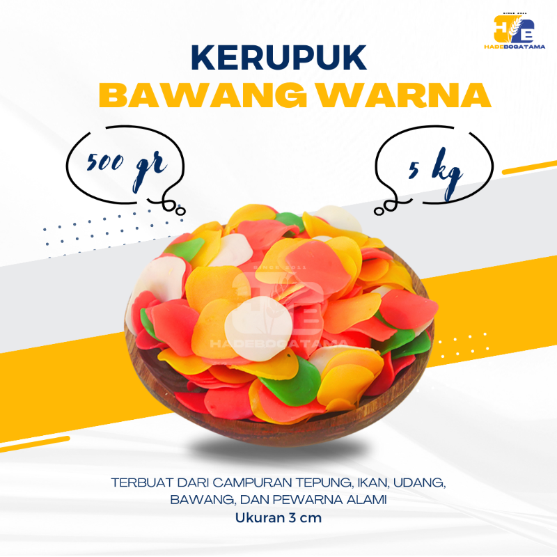 Kerupuk Bawang Warna