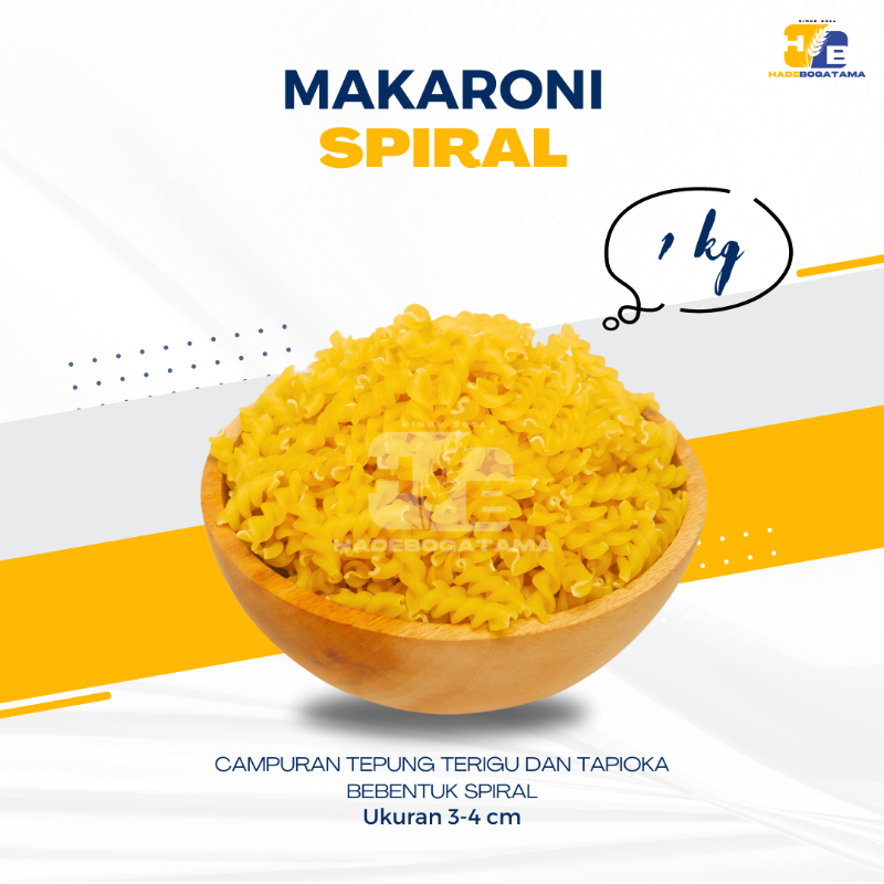 Makaroni Spiral 1 Kg (BKS)