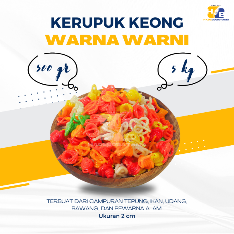 Kerupuk Warna Keong