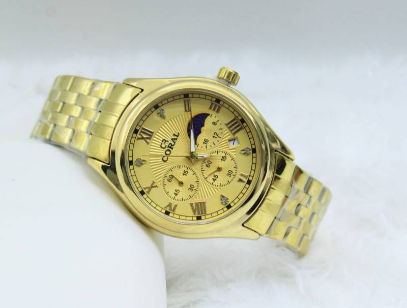 Premium Elegant Gents Water Resisitant Chronograph Metal Watch