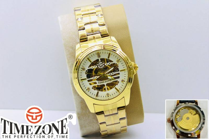 Gents Premium Automatic Open Dial Bracelet Watch
