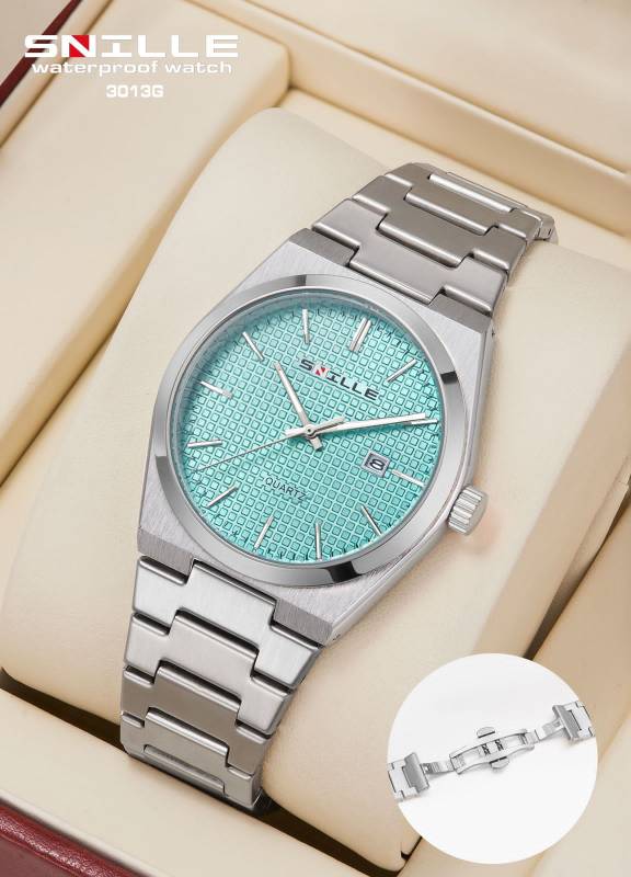 Gents Trendy Water Resistant Mesh Dial Watch