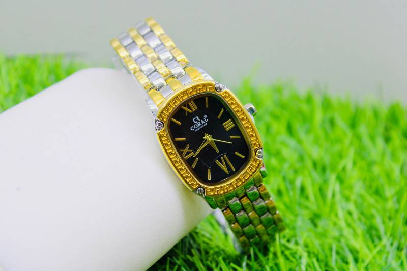 Women Classic Style Coral Water Resistant Bracelet Watch