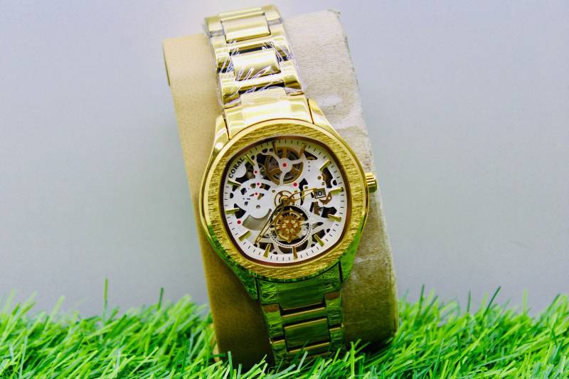Gents Analog Designer Open Dial Bracelet Watch