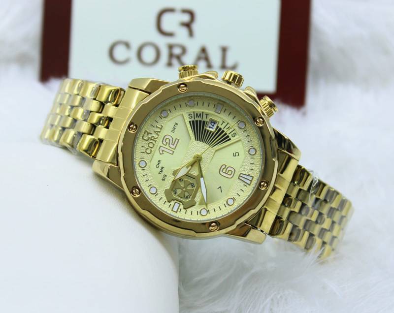 Gents Elegant and Luxury Water Resistant Metal Watch