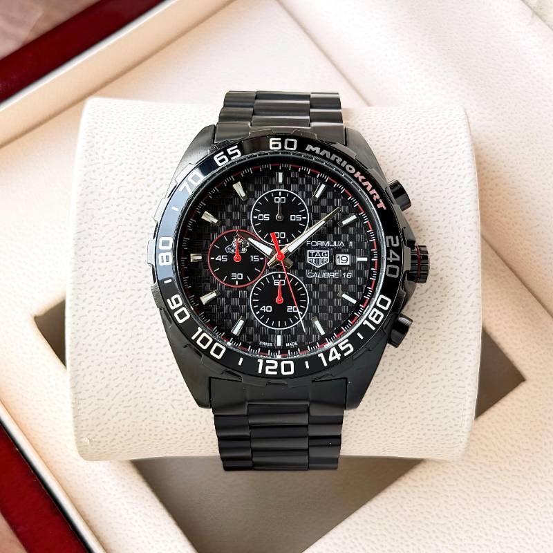 Introducing the TAG Heuer Formula
1 Mario Kart Chronograph, a timepiece that effortlessly blends style and precision for any Occasion
