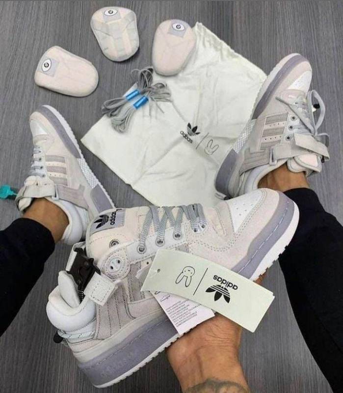 FOR BOYS AND GIRLS BOTH
ADIDAS FORUM BAD BUNNY
GREY