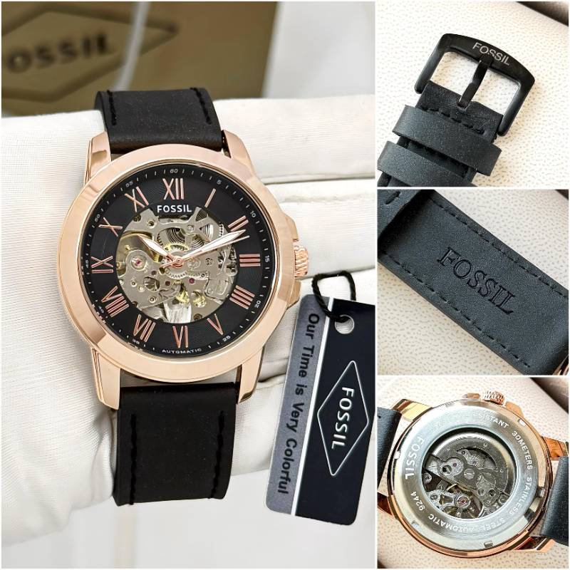 A Fossil automatic watch is a beautiful blend of style, and mechanical ingenuity which doesn't rely on batteries-it's powered by the natural motion of your wrist