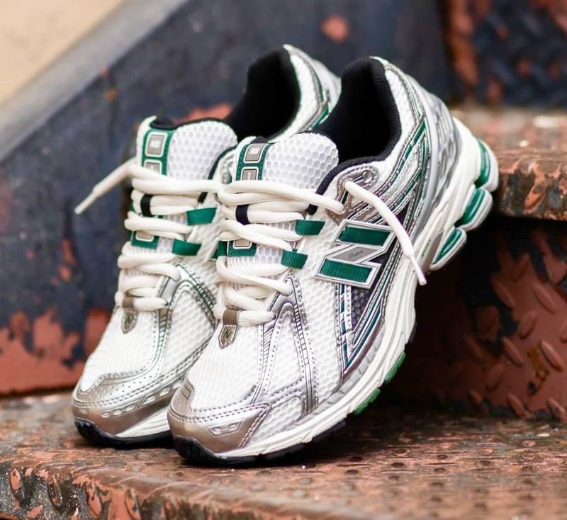 NEW BALANCE 1906 R WHITE SILVER GREEN