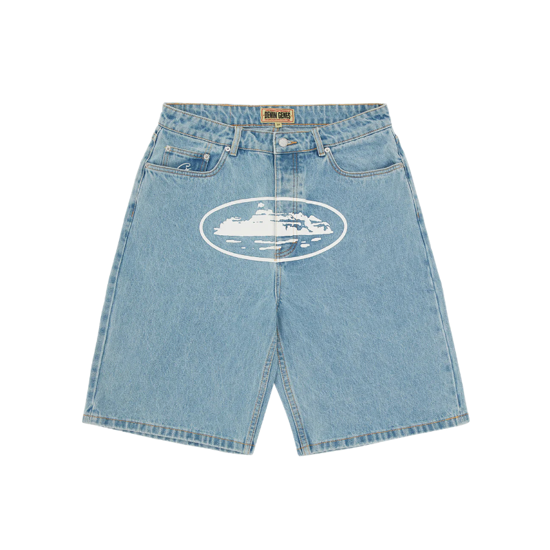 Corteiz Alcatraz Denim Jorts
