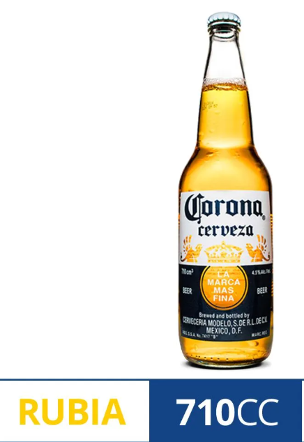 Cerveza CORONA Botella grande