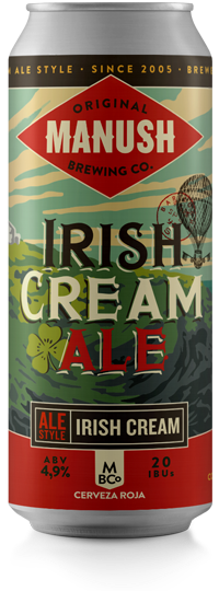 Cerveza Artesanal IRISH CREAM ALE MANUSH