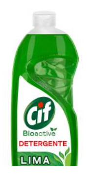 Detergente Liquido Bioactive Lima Cif