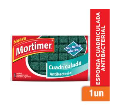 Esponja Cuadriculada Mortimer Antibacterial