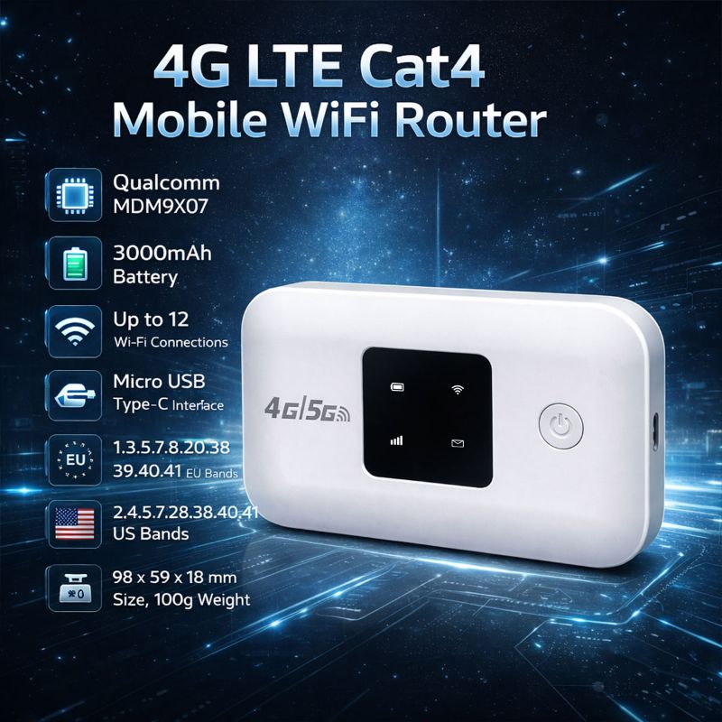 Mini routeur Wi-Fi portable 4G/5G
