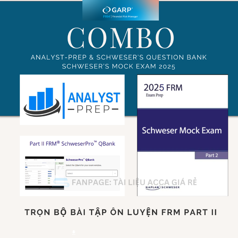 BỘ TÀI LIỆU FRM PART II 2025 BẢN PDF